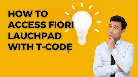 How to Access fiori with T- Code in SAP| SAP MM | Sapislive