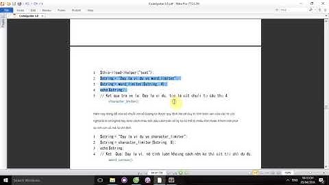 Bài 14  Tìm Hiểu Helper Text Trong Codeigniter