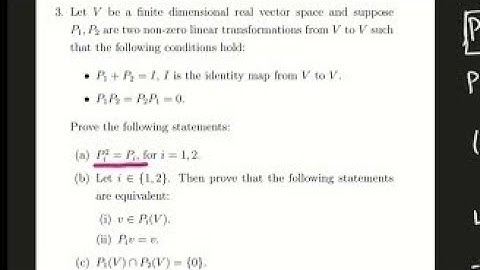 Solution of ISI M.Math 2024 subjective section, Question no 8 from Linear algebra(PMB).