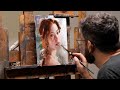 A modern take on alla prima painting | Matt Talbert paints a portrait