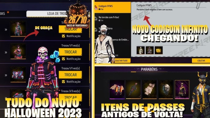 CODIGUIN FF 2023: código Free Fire da skin evolutiva para resgatar - Free  Fire Club