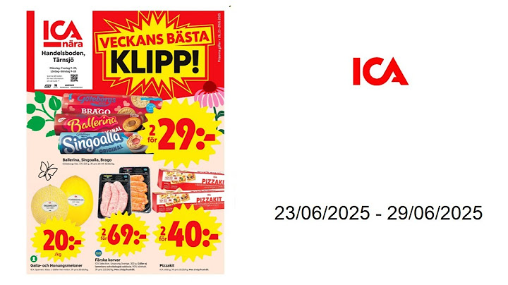 ICA reklamblad - 23/6 - 29/6 2025