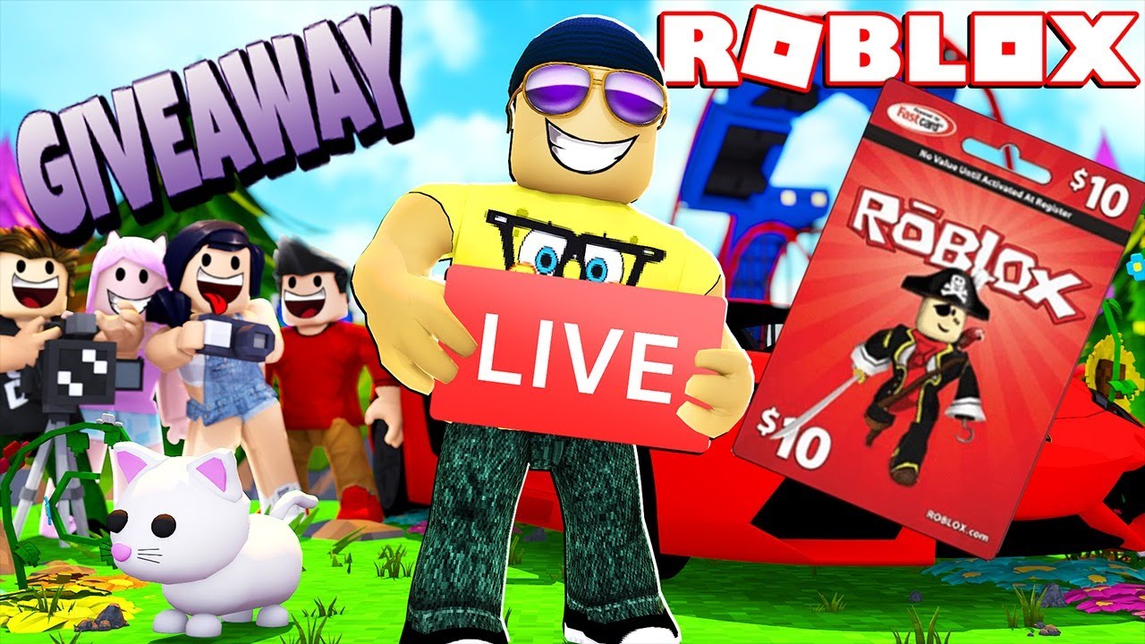 Roblox Game Playz Robux Giveaway Live Stream Youtube - roblox water park albertsstuff roblox toy code giveaway live