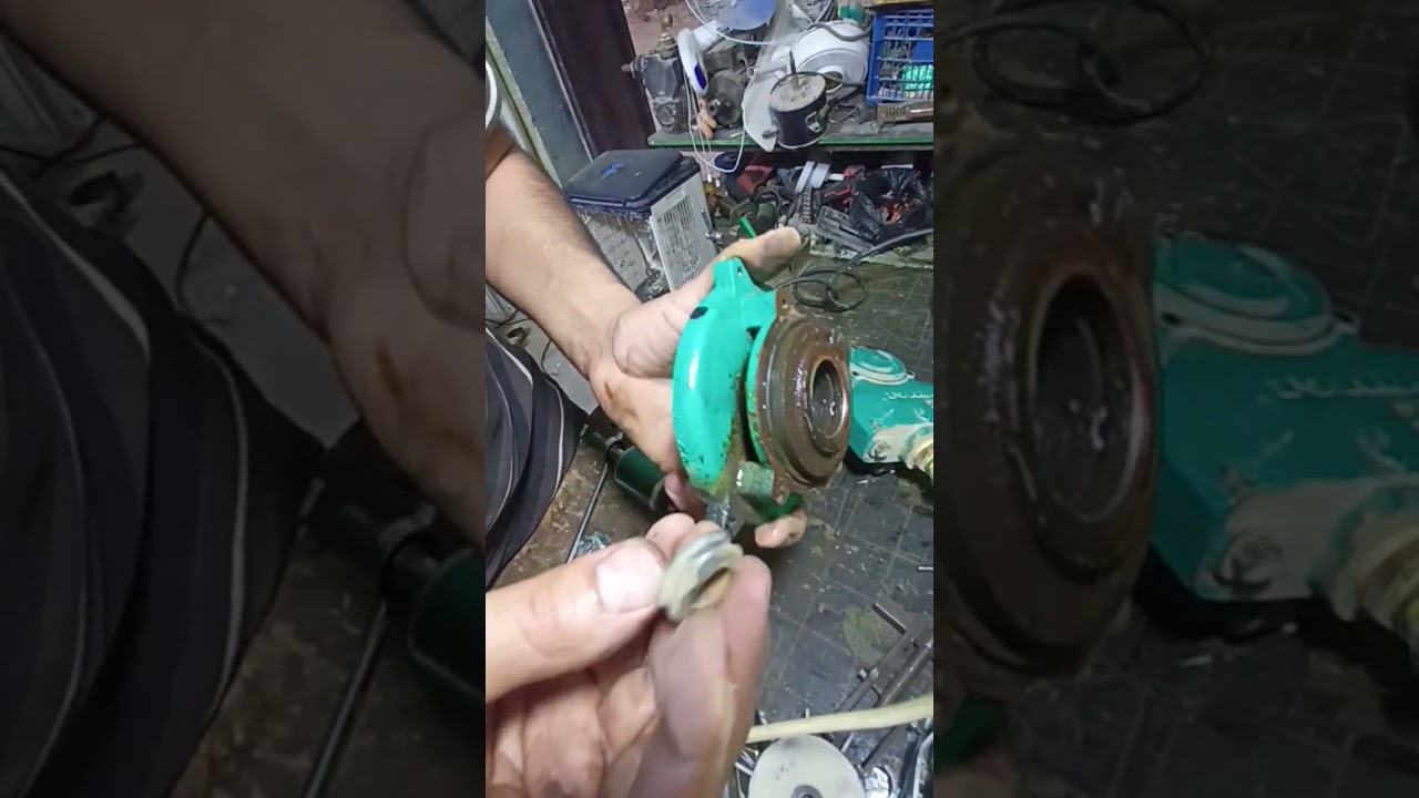 تغيير بولبرين واويل سيل (چبنة)لماطور الماء 