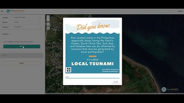 Tsunami Analytics Demo Video on How to Identify Exposure Level of Population to Tsunami in the Phl