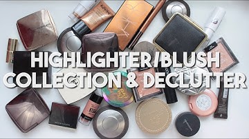 Makeup Collection & Declutter 2018 | Highlighters & Bronzers