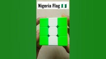 How to Make a Nigerian Flag🇳🇬on  Rubik
