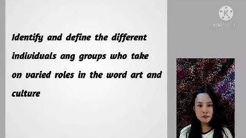 Lesson 5 Artist and Artisan (Erica Pangulima)