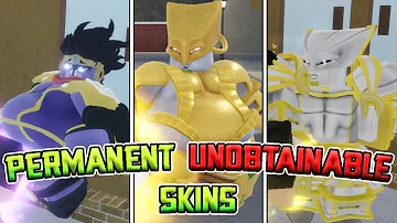 [YBA] Skins That Are Permanent Unobtainable