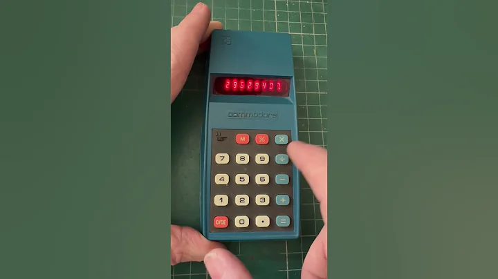 Commodore 786D Calculator - 1976