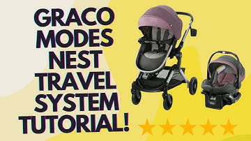 Graco Modes Nest Travel System How to Open & Close Tutorial ✨ | Must-Have Baby Gear! 👶💖