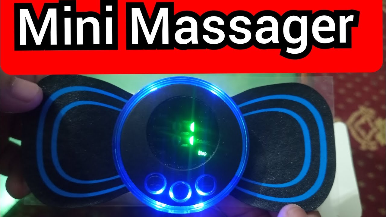 Mini Massager Stick Unboxing Body Pain Relief Through EMS Mini