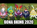 All Sona Skins Spotlight 2020 (League of Legends)