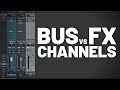 Bus Vs Fx Channels In StudioOne 