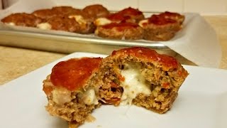 Here is an easy recipe for meatloaf muffins. i decided to stuff mine
with cheese. this makes a dozen ingredients 2 lbs lean ground t...