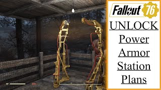 How To Unlock Power Armor Station Plans