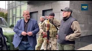 Встреча в офисе Меджлиса с батальоном «Крым» и чеченскими добровольцами