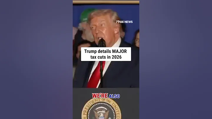 Trump details MAJOR tax cuts in 2026 #shorts #us #trump #news #foxnews #taxcuts #economy