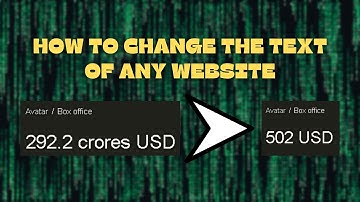 How to edit the text of any website | How to change the text of any website | Inspect element