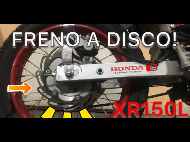 XR150 // FRENO A DISCO // KIT PLUG AND PLAY // - YouTube