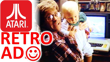 Retro Atari Commercials Atari 400 800 Home Computers Alphabet "Father and Son"