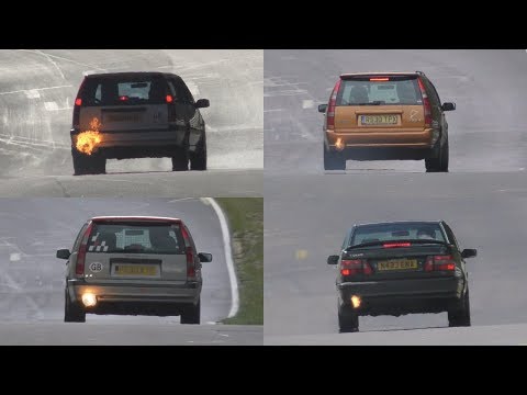 crazy-flaming-volvo's-take-over-the-nürburgring!