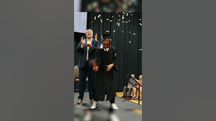 CRAZIEST Graduation Walk EVER😱🎉 (BACKFLIP Off Stage) - Sebby Clemens