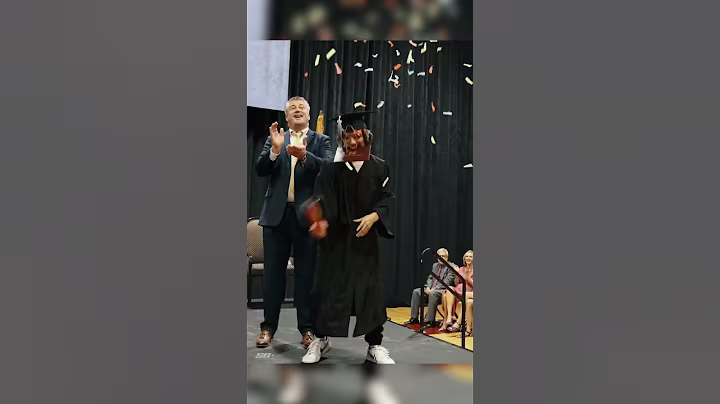 CRAZIEST Graduation Walk EVER😱🎉 (BACKFLIP Off Stage) - Sebby Clemens