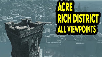 Assassins Creed 1 Walkthrough | Acre Rich District | All Viewpoints