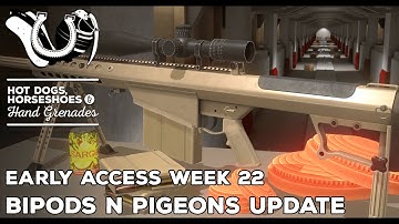 H3VR Early Access Weekly Update #22: M107A1 with Bipod & Clay Pigeons for the Friendly 45 Range!
