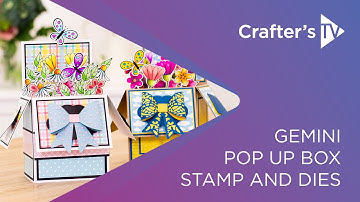How to use Gemini Pop Up Box Stamp and Dies