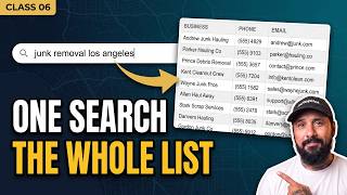 How To Build A Lead List Of Every Business In Your City (Class #6)
