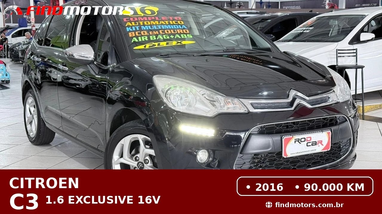 CITROEN C3 1.6 EXCLUSIVE 16V à venda em São Caetano do Sul/SP ...