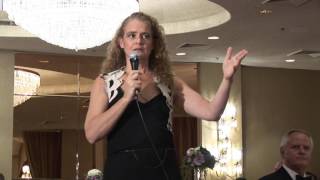Astronaunt Julie Payette - Amazing Speech At The Austrian Ball Of Montreal 2015
