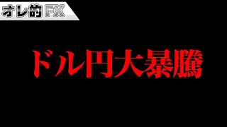 FX、ドル円大暴騰でもうお終いです