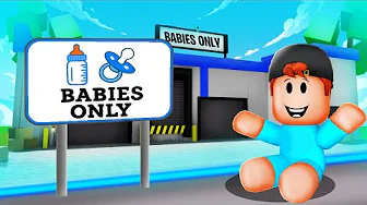 I Became FAKE BABY To Expose BABIES ONLY CLUB.. (Brookhaven RP)