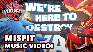 [Official Lyric Video] MISFITS Anthem | Bakugan Music Video