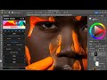 Easy skin retouching with the magic touch panel for photoshop