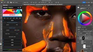 Easy Skin Retouching with the Magic Touch Panel for Photoshop screenshot 5