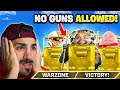 The NO GUN Challenge in Warzone! 🤣 *BAD IDEA*