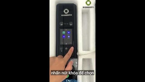 HomeKit - Hướng dẫn điều chỉnh âm lượng cho Khoá nhận diện khuôn mặt AB-34G version 2