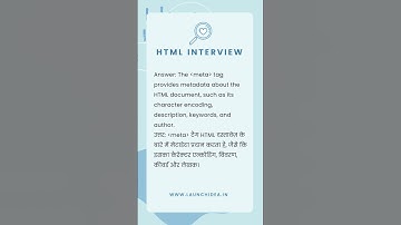 what is purpose of meta tag in html #reels #coding #learnhtml5andcss3 #csstutorial #htmlcss #html5