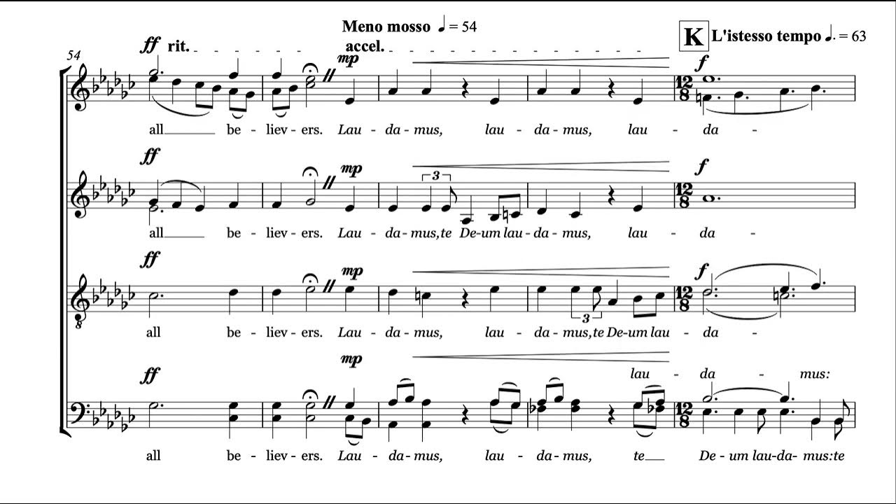 Te Deum Laudamus (Oasis Chorale) Te Deum Laudamus (Oasis Chorale)