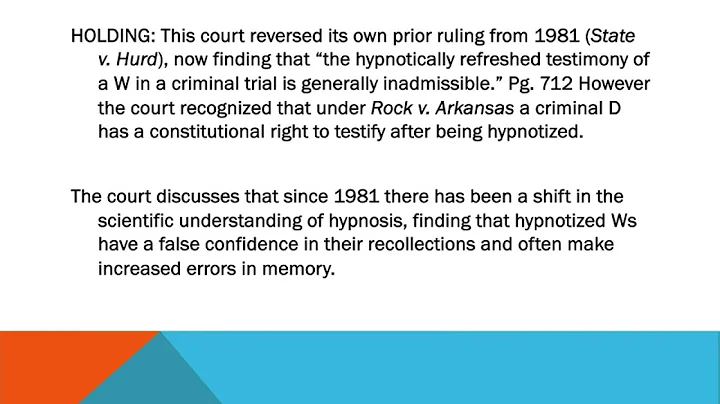 Week 7 Witness Competency