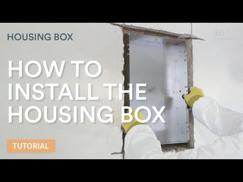 🧱Installation of the housing box - Installazione della controcassa per muratura  | 9010 novantadieci