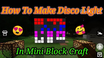 How To Make RGB Led Light In Mini Block Craft | Disco Light | @ADARSH GAMING 98