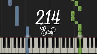 214 - JM De Guzman (from Alone/Together OST)/ Rivermaya | Easy Piano Tutorial chords