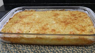 Torta De Repolho Cremosa Com Queijo