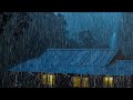 Fall into Sleep Instantly | Heavy Rain &amp; Powerful Thunder at Night 🌙Nature White Sounds