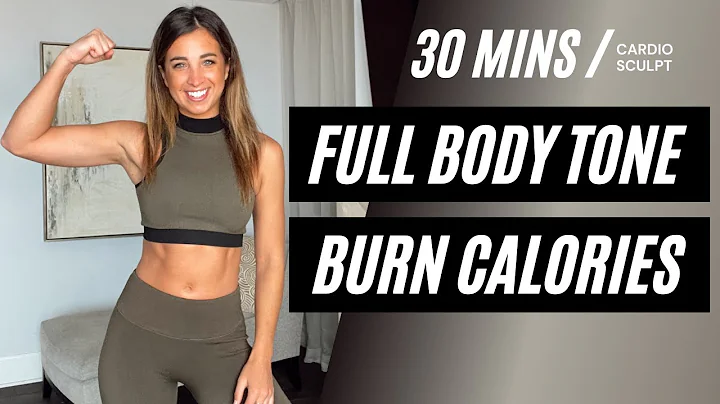 30 Minute FULL BODY Cardio + Toning // Great worko...